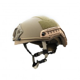 Casco táctico antibalas FAST de corte alto con sistema de acolchado WENDY