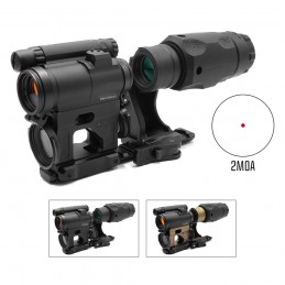 SPECPRECISION 1.93" 30mm Tube Bubble Level Mount With RZ 1-6X With T2 Red Dot Sight Combo,SPECPRECISION TACTICAL GEAR세트 상품