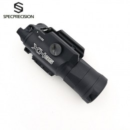 SF Type XH35 Weapon Light Dual Output White LED Light Brightness Ultra-High Adjustment/Strobe Black