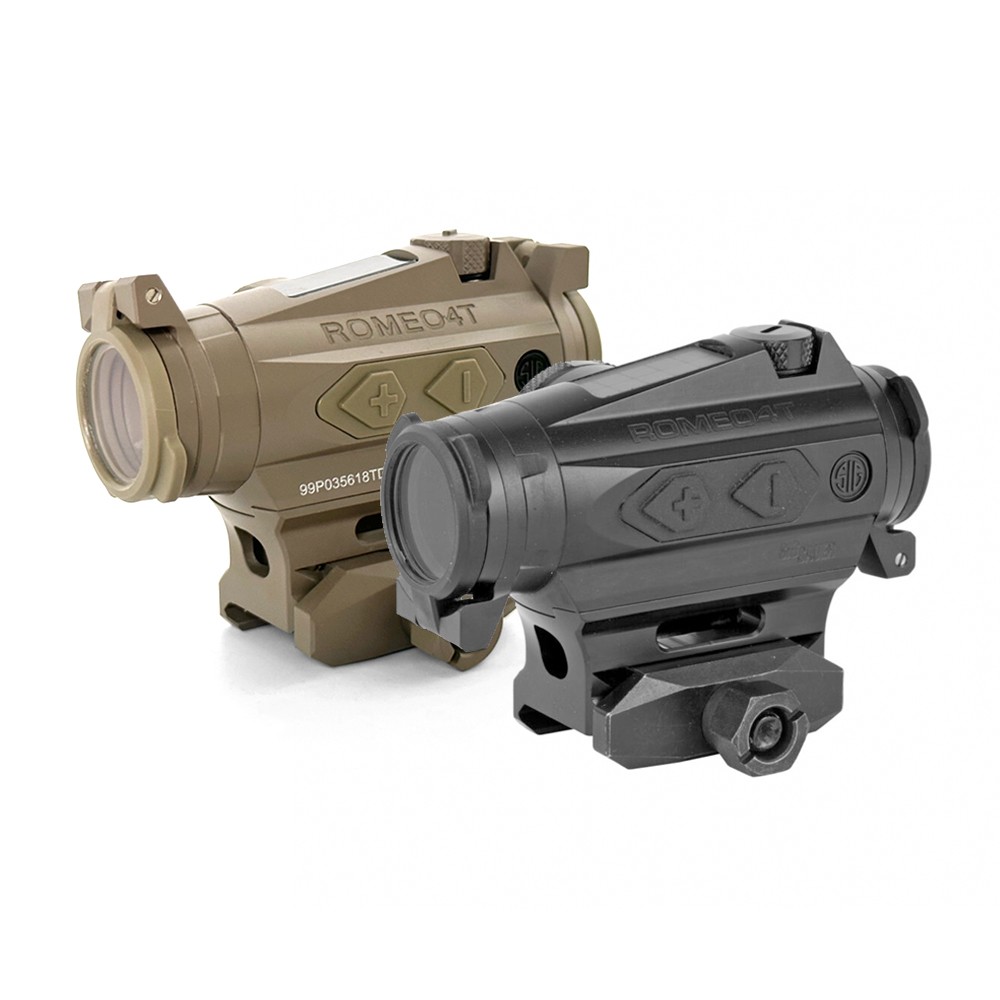 Specprecision ROMEO4T 1X20mm Tactical solar powered red dot sight 2 MOA 4 different Reticle