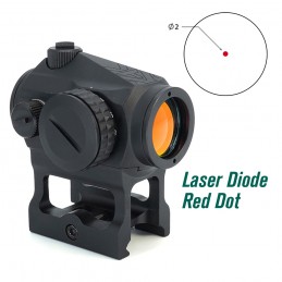 SPECPRECISION M5B RDS Red Dot Sight QD Mount Perfect Replica For Airsoft