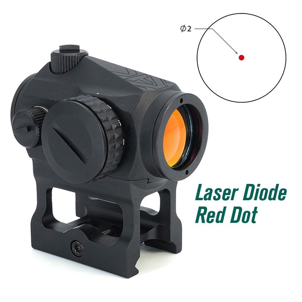 NEW 2023Ver. 광학 Crossfire Red Dot Sight Gen II- 2 MOA Dot CF-RD2 하단 1/3 공동 목격자 마운트 포함,SPECPRECISION TACTICAL GEAR레드 도트 사이트
