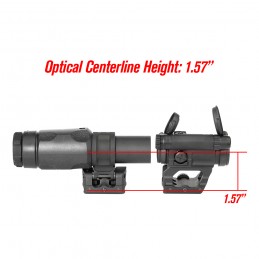 AIM M5 Punto rojo y magnificador 6XMAG-1 6X, eje óptico 1.57", conjunto SPECPRECISION AIM M5 Punto rojo y magnificador 6XMAG-1 6X, eje óptico 1.57", conjunto SPECPRECISION