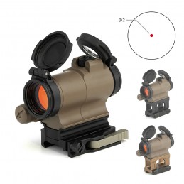 SpecPrecision PD1 3MOA Red Dot Scope Optic Sight Hunting Waterproof IPX7 QD AR Rubber Armed 5.56 7.62 Fit Hunting&Firearms