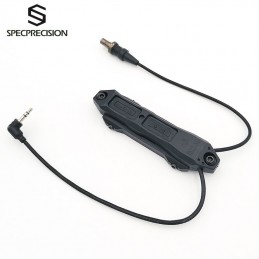 Flashlight Dual Control Rat Tail Pressure Switch mount hunting weapon light Switch Accessories Black
