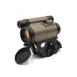COMP M5 AIM Red Dot Reflex Sight 2MOA Dot Reticle TAN Color With 1.54"/1.93"/2.26" Leap/LRP/MICRO Mount