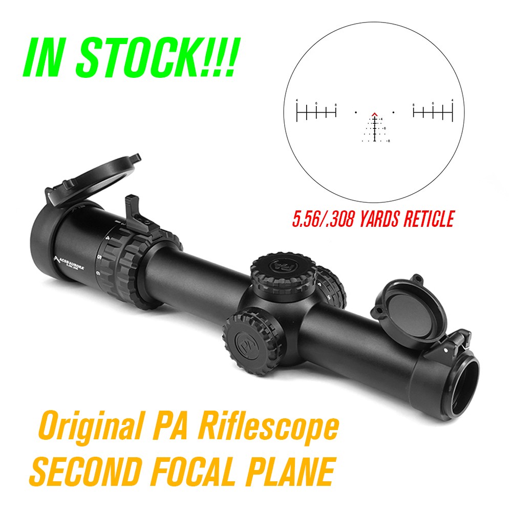 100% Original PRIMARY ARMS SFP 1-6X24 PLVO ACSS AURORA 5.56/.308 YARDS Reticle Riflescope|SPECPRECISION TACTICAL GEARライフルスコープ