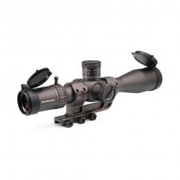 SPECPRECISION ED 6-24X50mm FFP-Zielfernrohr 34mm-Tubus Rotbeleuchtung Nullanschlag MARD-Absehen FDE