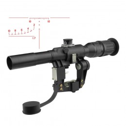 VCOG 1-6x24 LPVO Rifle Scope Red Segmented Circle Crosshair Riflescope Combines Original Markings