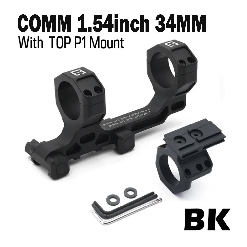 Montura Badger COMM BOC C1 de 34mm con placa superior a las 12 Montura Badger COMM BOC C1 de 34mm con placa superior a las 12