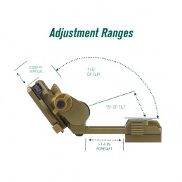 SPECPRECISION 2024 L4G24 NVG Mount Extended Version Type III Hardcoat Anodized|SPECPRECISIONNVG マウントとシュラウド SPECPRECISION 2024 L4G24 NVG Mount Extended Version Type III Hardcoat Anodized|SPECPRECISIONNVG マウントとシュラウド