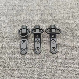 Attache QD MLOK style KAC à profil bas avec anneau, noir et FDE en stock