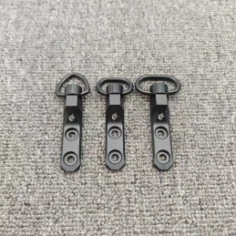 Anclaje QD MLOK estilo KAC de perfil bajo con anilla, negro y FDE en stock