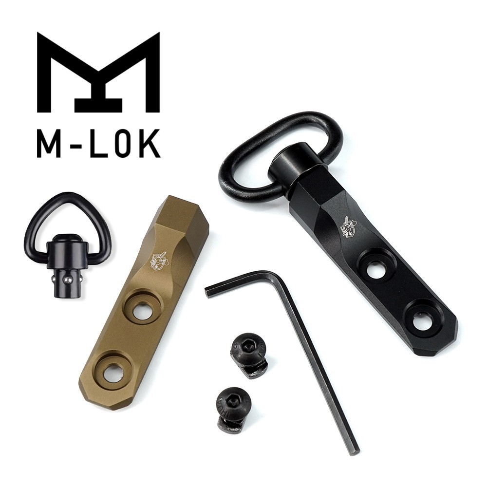 Mount Adapter Standard 1.25'' QD Swivel With Base For Mlok Rail System