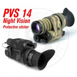 PVS-14 Night Vision NVG - Device Wrap In Cordura Fabric Sticker