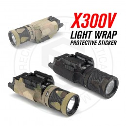 SPECPRECISION Tactical M300V Scout Funda adhesiva para linterna