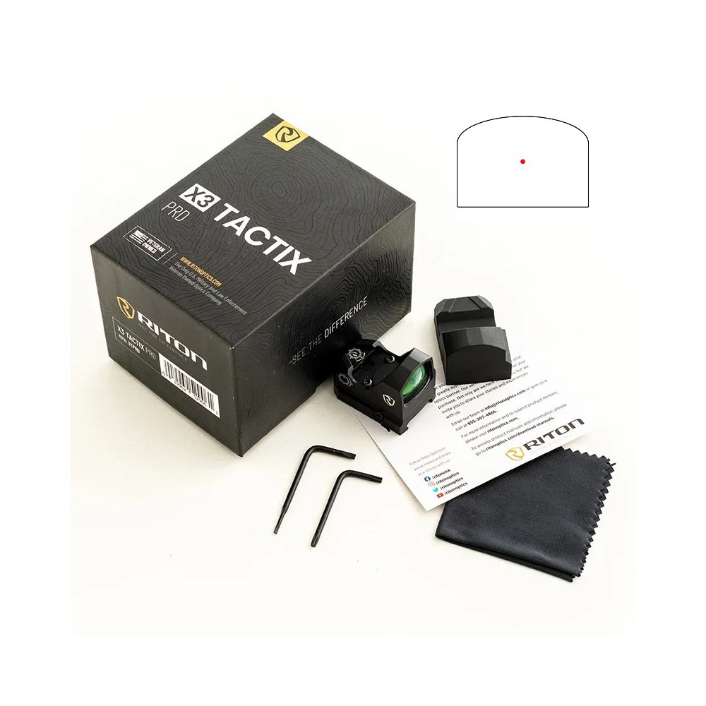 Riton X3 TACTIX PRD 3 MOA Red Dot – Tough, Clear, And Ready For Your RMR Cut