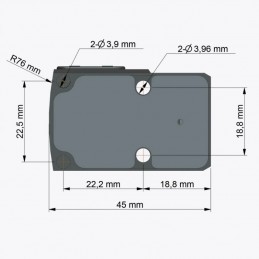 Viseur point rouge pour pistolet RITON X3 TACTIX PRD Viseur point rouge pour pistolet RITON X3 TACTIX PRD