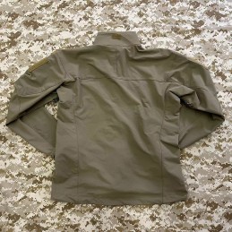 Version améliorée de veste de combat softshell LEAF DRAC à zip intégral, coloris Crocodile