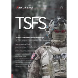 FCS FALCON EARS Taktisches Kommunikationsheadset