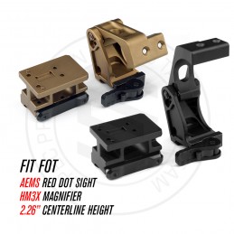 Sotac WILCOX side flip mount with riser sets 5/8'' Height For EOTECH