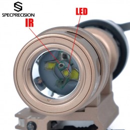 IR Series M952V-IR White LED Weapon Light Infra-red IR Output Dual Flashlight 