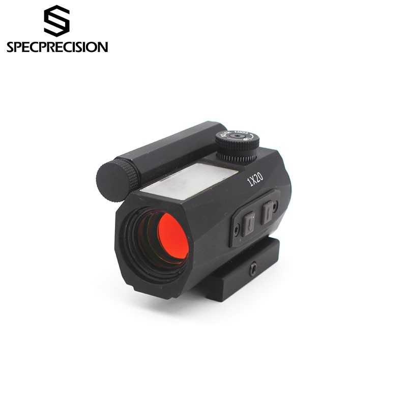 SPECPRECISION1x20 Solar Red Dot Sight 2 MOA Low Profile Picatinny Mount