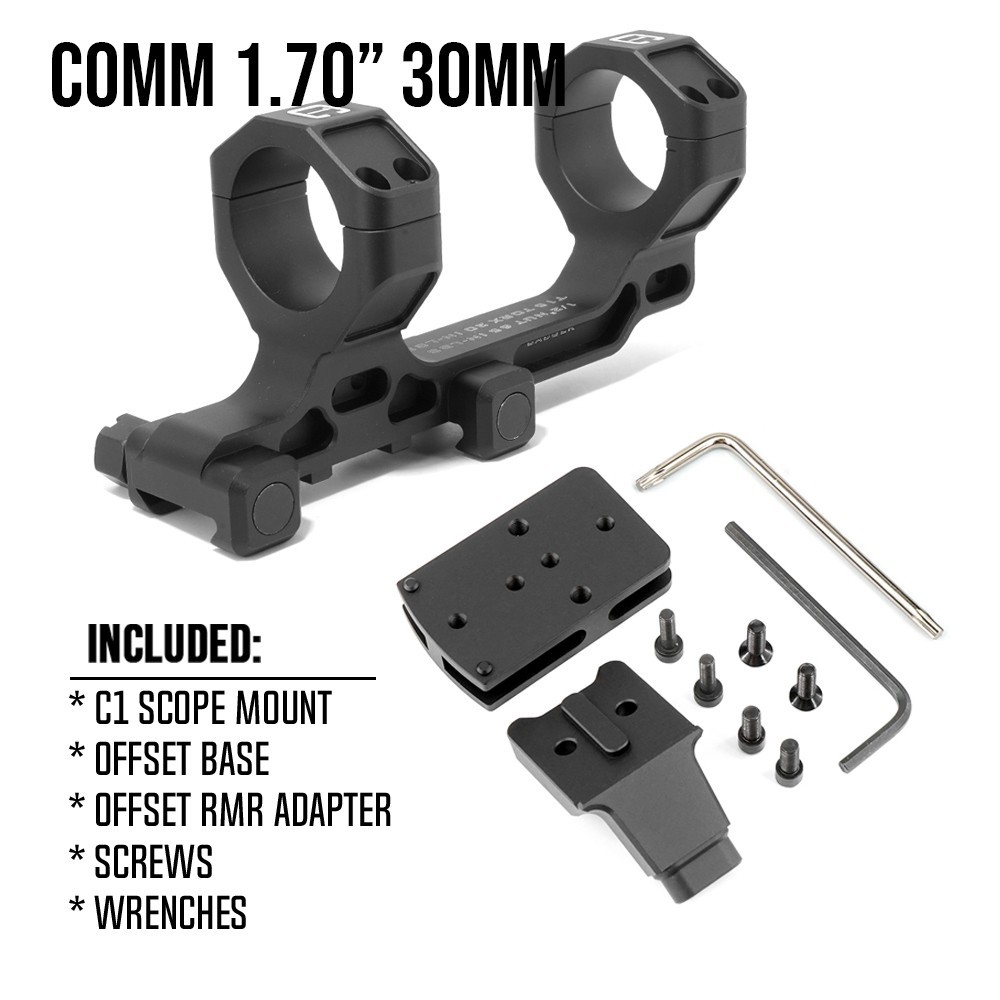 Badger C1 BOC C1 Montage modulaire pour lunette tube 30mm avec montage optique déporté Badger C1 BOC C1 Montage modulaire pour lunette tube 30mm avec montage optique déporté