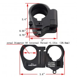 Ar Folding Stock Adapter|SPECPRECISIONスリングスイベル Ar Folding Stock Adapter|SPECPRECISIONスリングスイベル