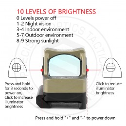 SPECPRECISION NEW 2024 3.25MOA RM06 HRS Red Dot Sight SPECPRECISION NEW 2024 3.25MOA RM06 HRS Red Dot Sight