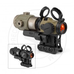 SPECPRECISION Kit mira de ponto vermelho T2, magnificador G43 3X e montagem RDF