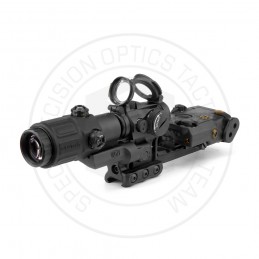 SPECPRECISION T2rds & LA5-C IR illuminator Laser Scope & G33 3X Magnifier & RDF Mount Black Combo SPECPRECISION T2rds & LA5-C IR illuminator Laser Scope & G33 3X Magnifier & RDF Mount Black Combo