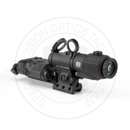 Conjunto negro SPECPRECISION T2rds, láser IR LA5-C, magnificador G43 3X y montura RDF