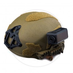 Câmera HD de capacete tático para milsim e airsoft