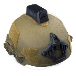Câmera HD de capacete tático para milsim e airsoft