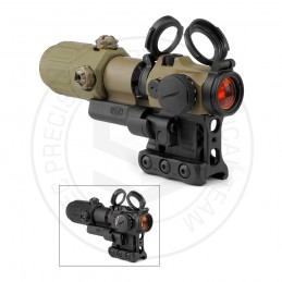 SPECPRECISION T2 Rotpunktvisier, G33 3X-Vergrößerer und RDF-Montage, Set