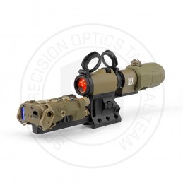 SPECPRECISION Set T2rds, IS-EG NGAL, G33-3X-Vergrößerer und RDF-Montage Schwarz/FDE SPECPRECISION Set T2rds, IS-EG NGAL, G33-3X-Vergrößerer und RDF-Montage Schwarz/FDE