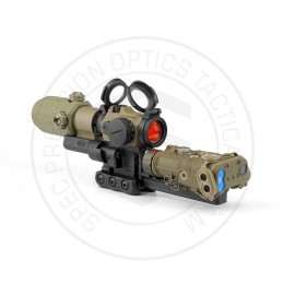 SPECPRECISION T2rds & IS-EG NGAL & G33 3X Magnifier & RDF Mount Black/FDE Combo