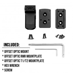 SPEC ARA Montagem óptica lateral para red dot T1 T2 rds H1 H2 Holosun SPEC ARA Montagem óptica lateral para red dot T1 T2 rds H1 H2 Holosun
