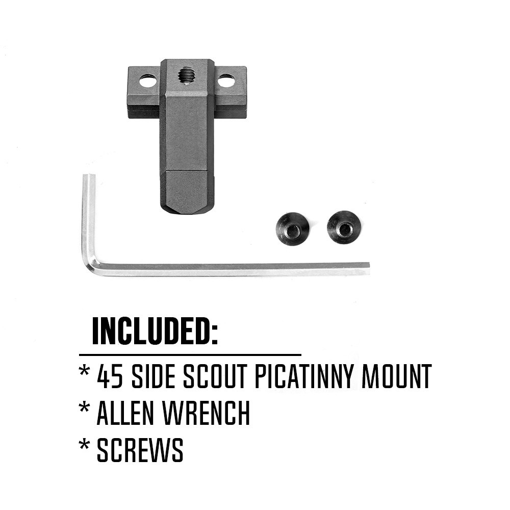 SPECPRECISION SSM Montage latéral Scout déporté 45 degrés Picatinny