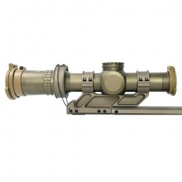 Scope Switch Montagem de sistema de troca rápida de ampliação para LPVO de tubo 34mm, FDE e preto Scope Switch Montagem de sistema de troca rápida de ampliação para LPVO de tubo 34mm, FDE e preto