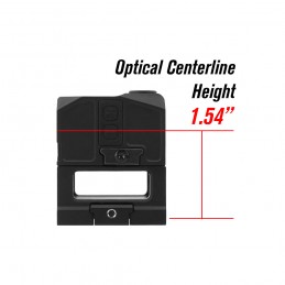 SPECPRECISION RDP-1 3MOA 1X19mm Visor cerrado de punto rojo multirretícula