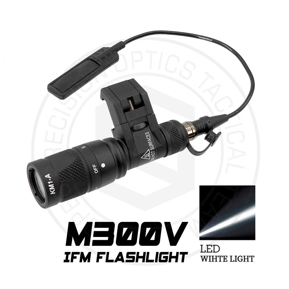 Lampe d’arme tactique SOTAC M300V de 400 lumens avec montage lFM Cam