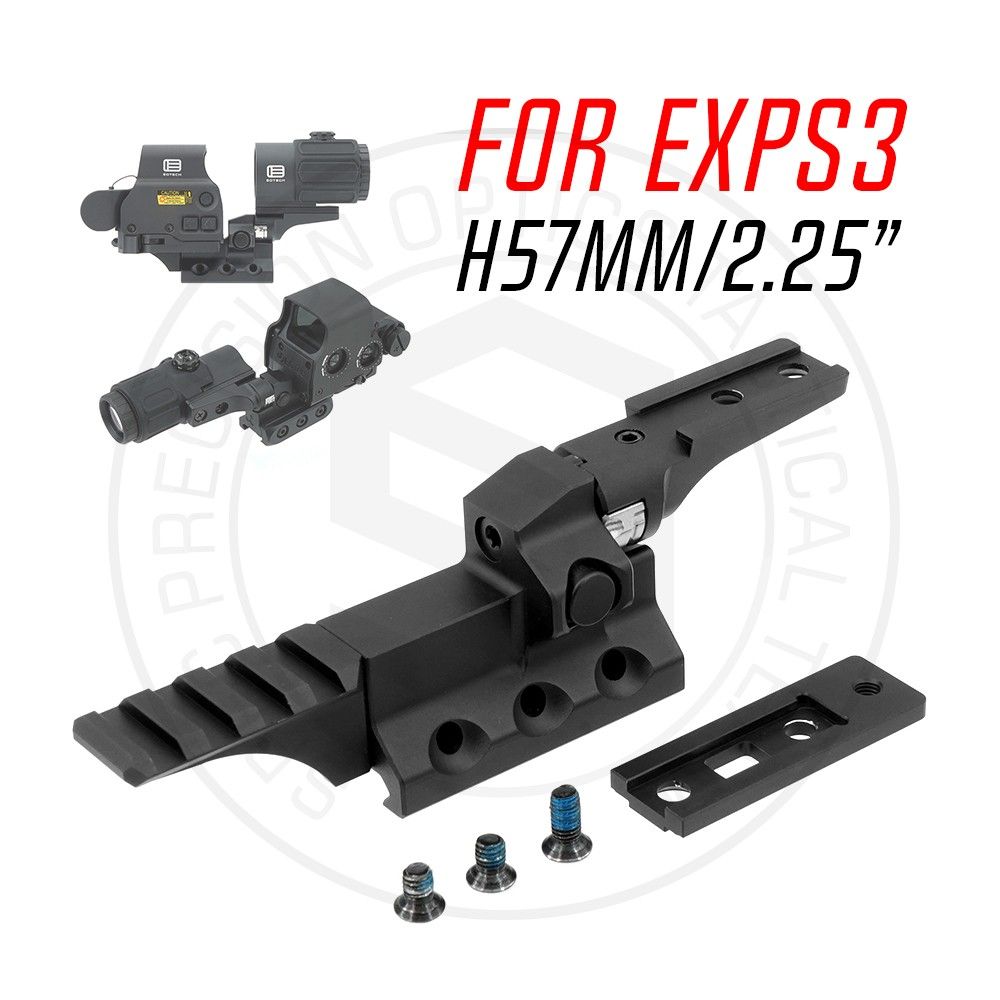 SPECOPTICS RML 20225C Montagem híbrida de ampliador 2.25″ com adaptador laser Picatinny para EXPS3 e G33 G43 SPECOPTICS RML 20225C Montagem híbrida de ampliador 2.25″ com adaptador laser Picatinny para EXPS3 e G33 G43