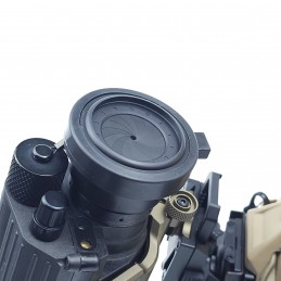 Tarsier Eclipse Dispositivo de foco NVG com íris ajustável universal para PVS-14, PVS-31, PVS-18 Tarsier Eclipse Dispositivo de foco NVG com íris ajustável universal para PVS-14, PVS-31, PVS-18