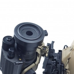 Tarsier Eclipse Dispositivo de foco NVG com íris ajustável universal para PVS-14, PVS-31, PVS-18 Tarsier Eclipse Dispositivo de foco NVG com íris ajustável universal para PVS-14, PVS-31, PVS-18