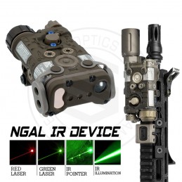 NGAL レーザーサイト メタルボディ NGAL レーザーポインター BK 金属製