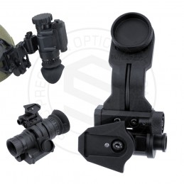 Adaptateur de casque NVG PVS-14 J-Arm à queue d’aronde et allumage automatique Adaptateur de casque NVG PVS-14 J-Arm à queue d’aronde et allumage automatique