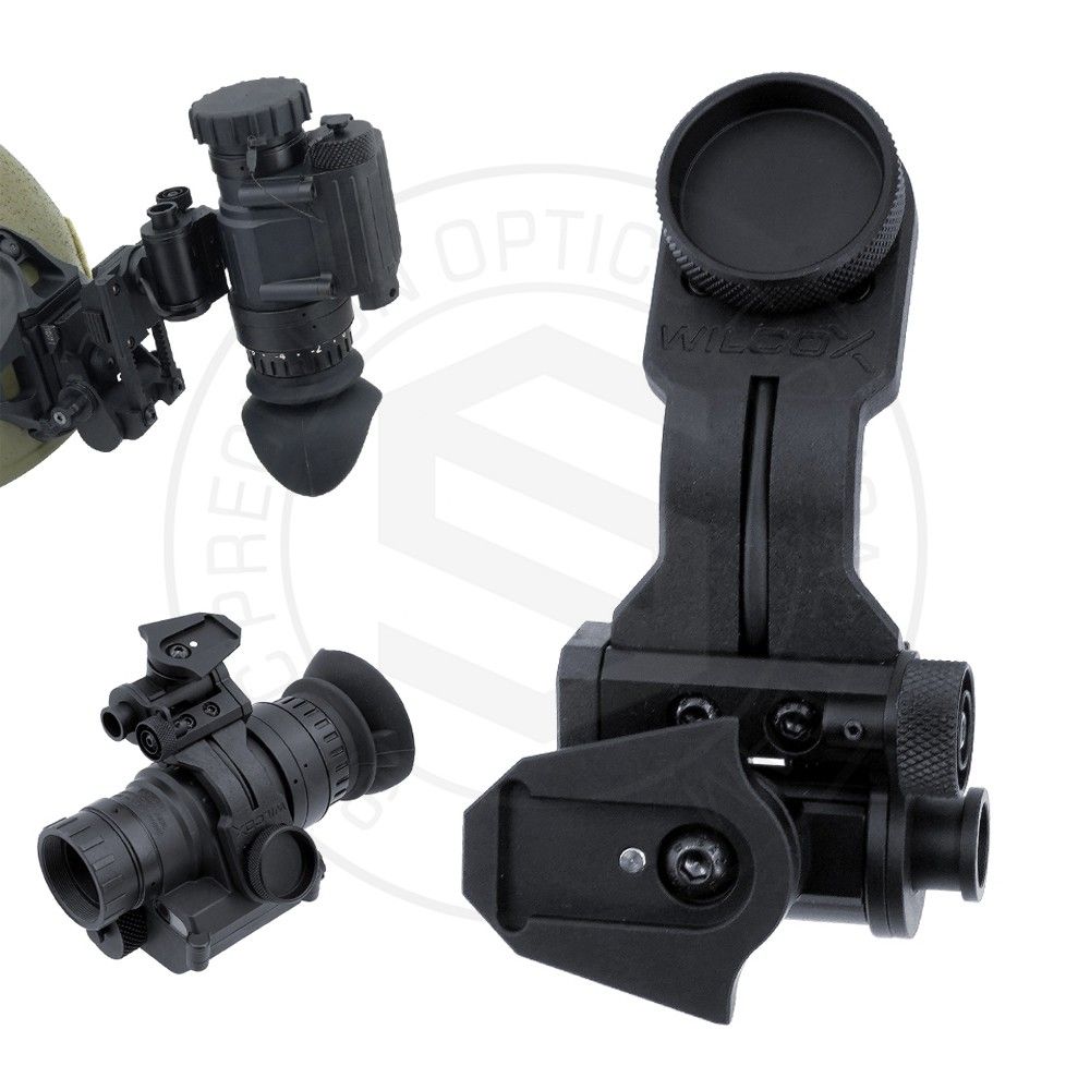 Adaptador de casco NVG PVS-14 J-Arm con cola de milano y encendido/apagado automático Adaptador de casco NVG PVS-14 J-Arm con cola de milano y encendido/apagado automático