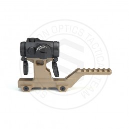 Montage tactique GG TAN et viseur point rouge T2rds noir